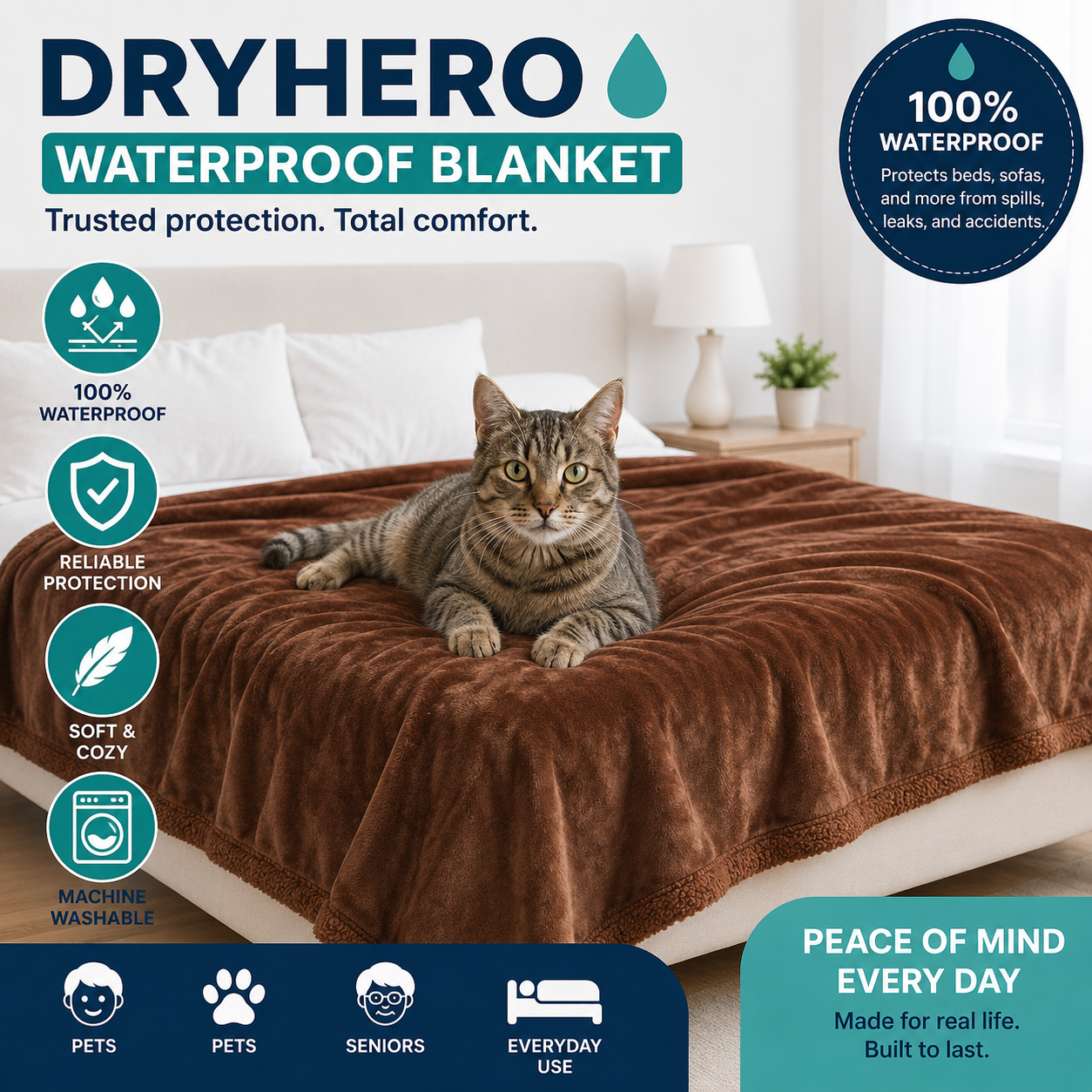 DryHero (Waterproof Blanket)