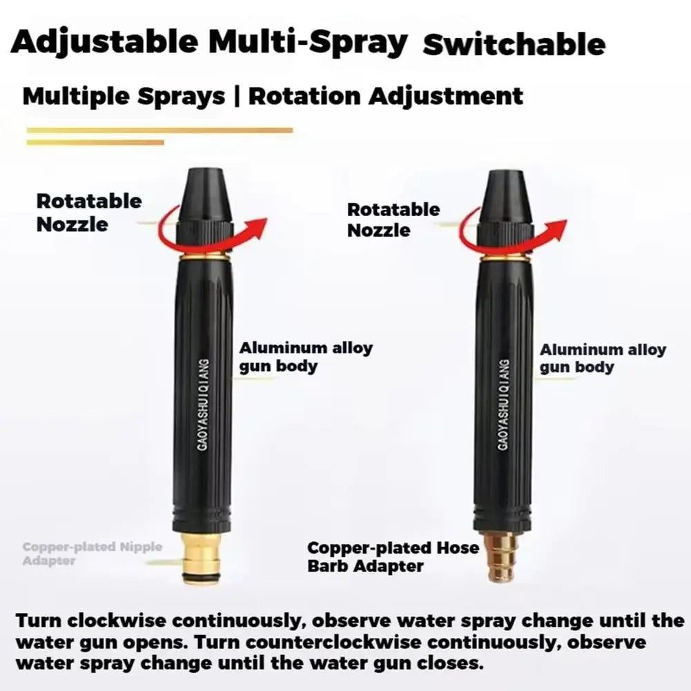 Adjustable High Pressure Water Gun-Sprayer