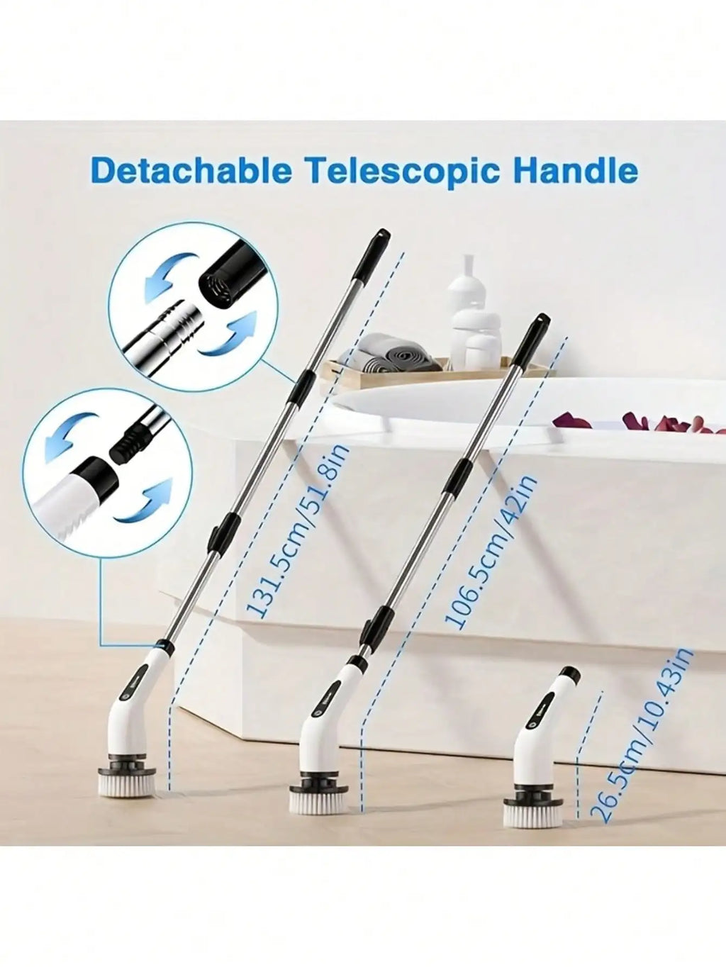 SpinRelief (9 In 1 Electric Spin Scrubber Multifunctional Cleaning Brush)